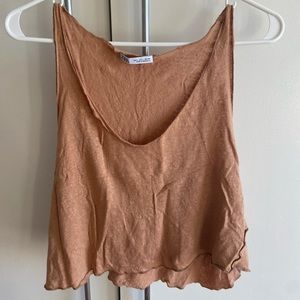 ZARA Pinkish camel colored tank ♥️